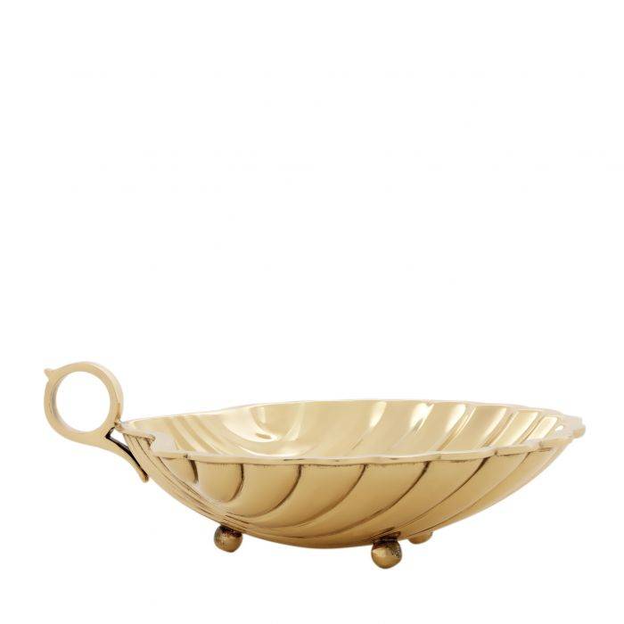 Tray Coquille Polished brass M
