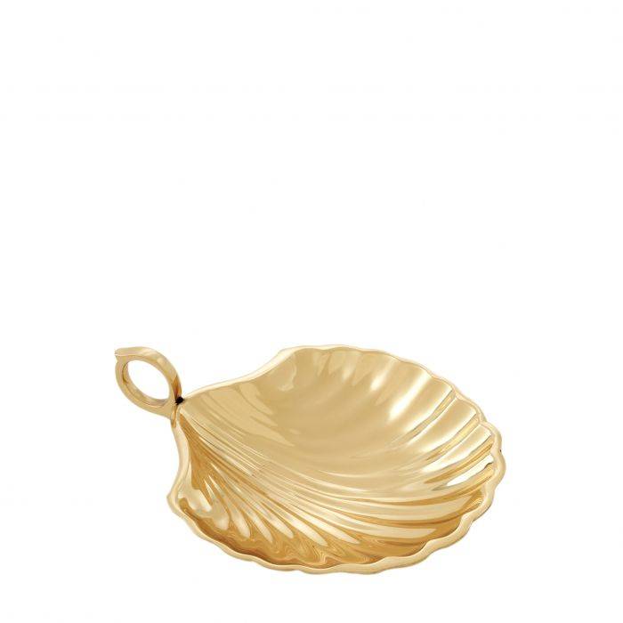 Tray Coquille Polished brass S