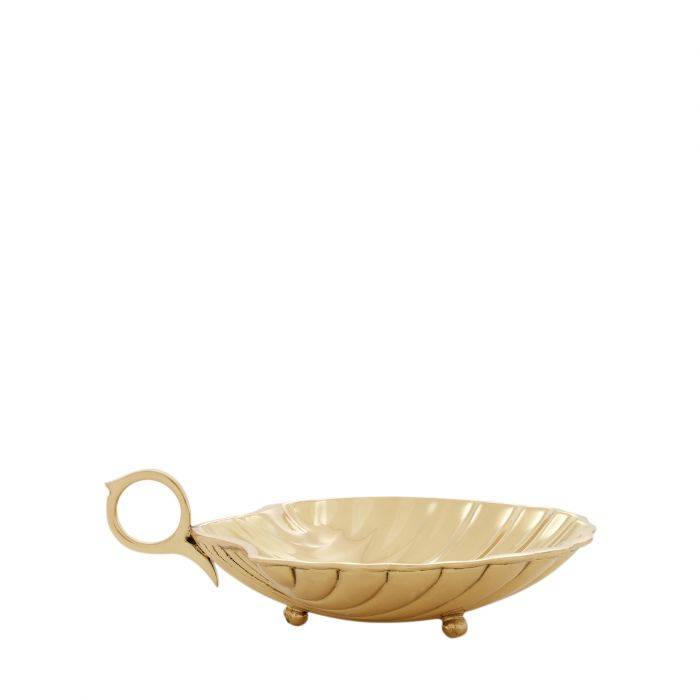 Tray Coquille Polished brass S