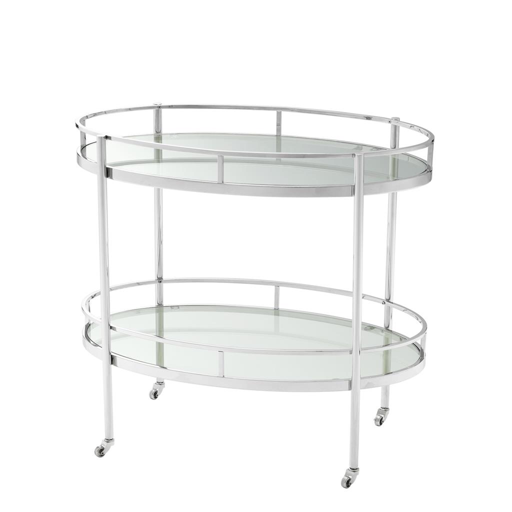 Trolley Tremosine polished stainless steel