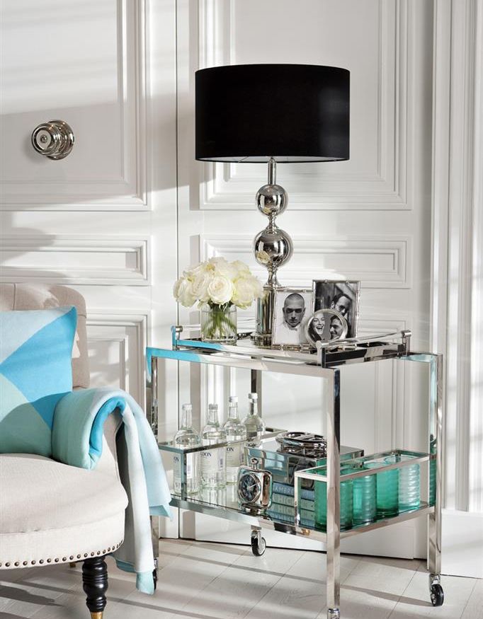 Trolley Sperlonga Polished stainless steel | mirror glass