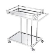 Trolley Locorotondo Polished stainless steel | bevelled mirror glass