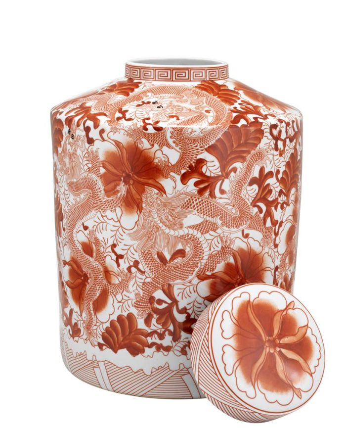Porcelain Dream Vase red