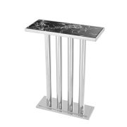 Console Table Malibu polished stainless steel