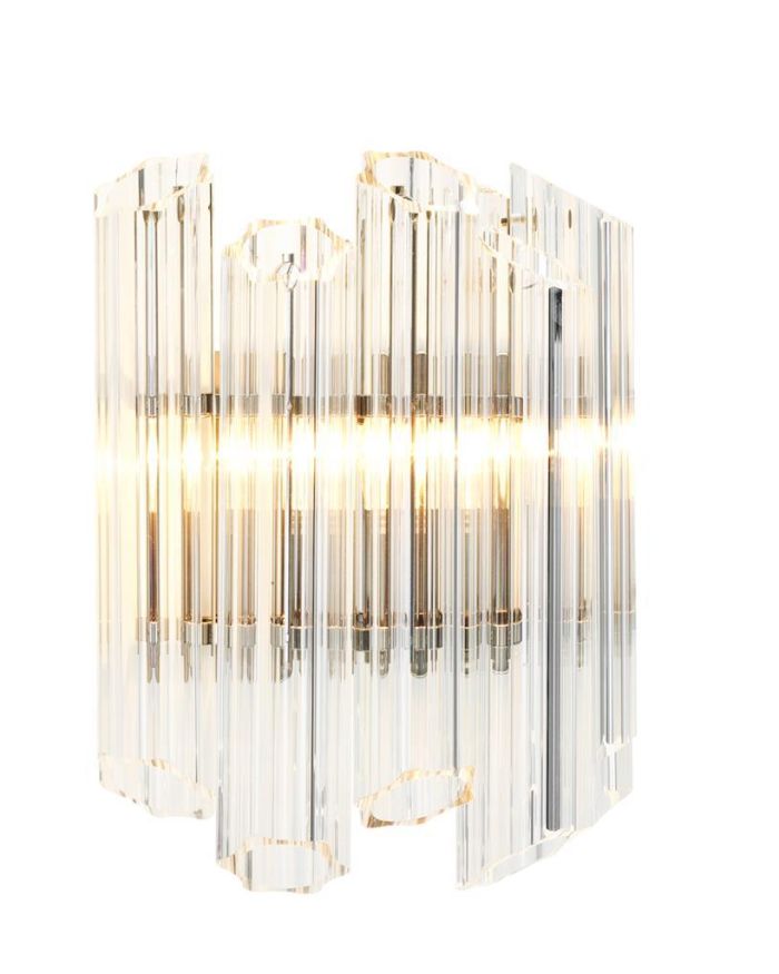 Wall Lamp Chantal nickel finish