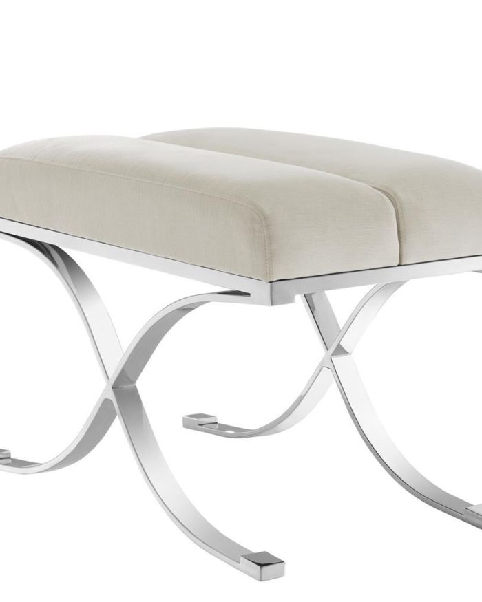 Stool Alexandria pebble grey