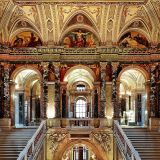 "Staircase in Kunsthistorisches Museum (Museum of Fine Arts), Vienna"