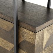 Cabinet Mensam Oak veneer | bronze finish 140 x 40 x H. 200 cm