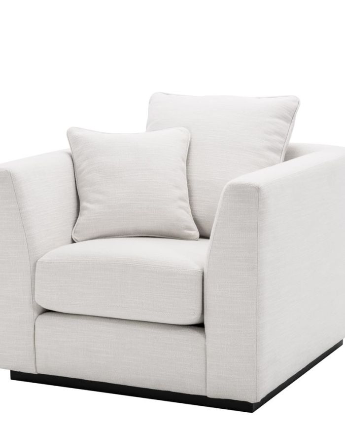 Chair Paul Newman Avalon white | black base A. 98 | B. 100 | C. 73 | D. 60 | E. 44 cm
