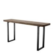 Console Table Mensam Oak veneer | bronze finish 161 x 40 x H. 78 cm