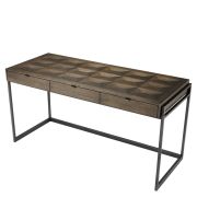 Desk Mensam Oak veneer | bronze finish 150 x 60 x H. 75,5 cm