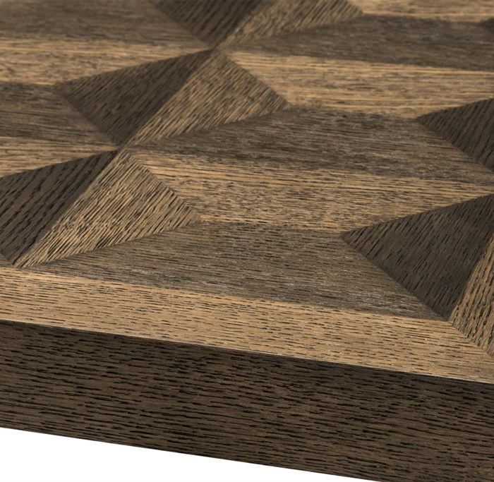 Dining Table Mensam Oak veneer | bronze finish 230 x 100 x H. 75 cm
