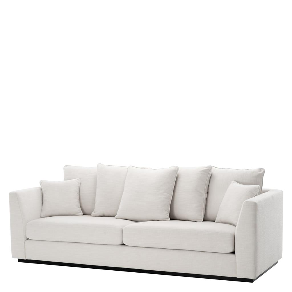 Sofa Paul Newman Avalon white | black base A. 260 | B. 100 | C. 73 | D. 60 | E. 44 cm