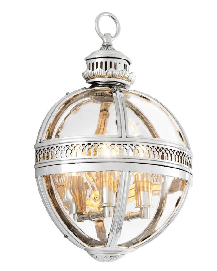 Wall Lamp Terre Nickel finish | clear glass