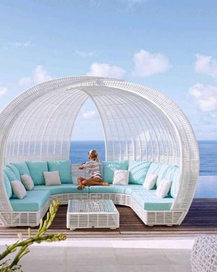 Giant Lounge St. Barth 3,45 m x 2,75m x 2,60m Finest durable fabriques