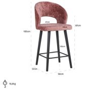 Bar Chair Rose