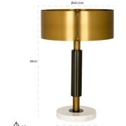 Table Lamp Silver Martin