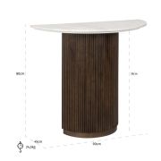 Console Table Hayden Gray