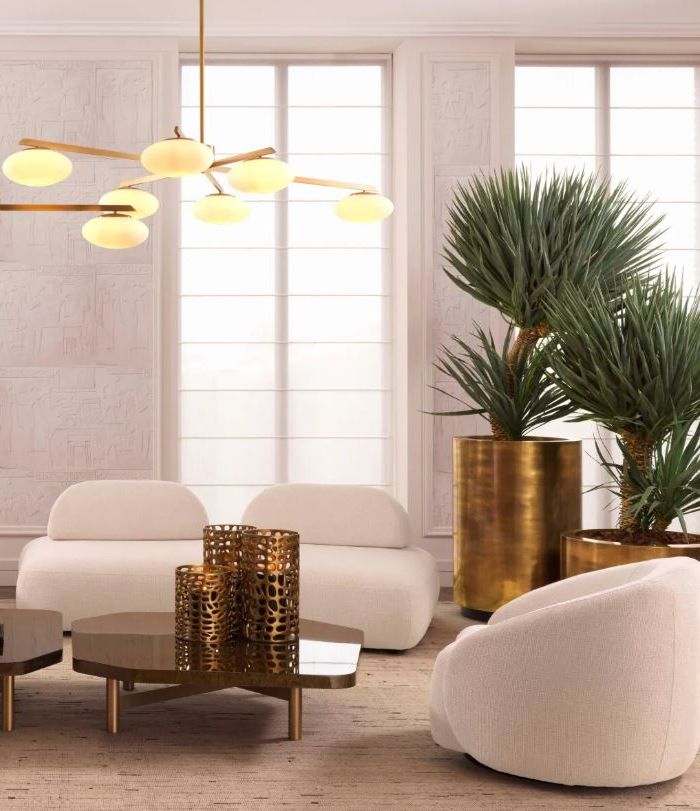 Planter Capri round high