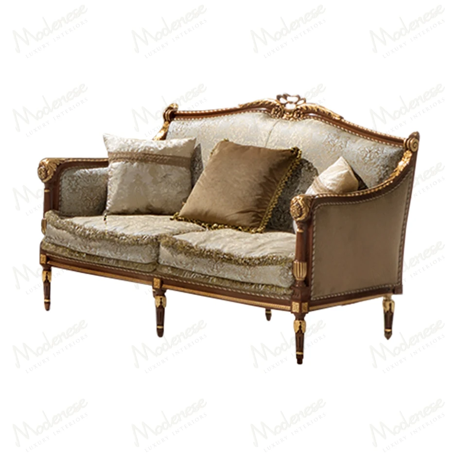 Silver Imperial 2-seater Sofa