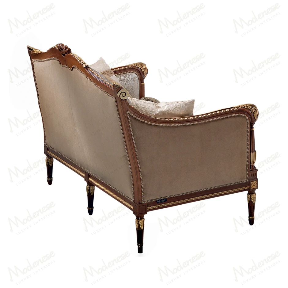 Silver Imperial 2-seater Sofa